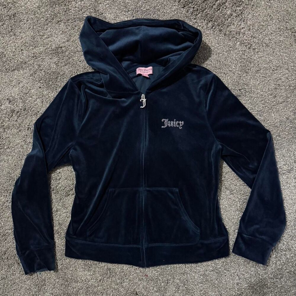 Juicy Couture velour zip up jacket